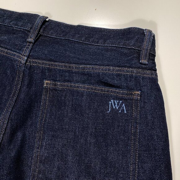 Uniqlo x J.W.Anderson Dark Wash Relaxed Fit Cropped Jeans men's size 33x27 - Picture 7 of 10